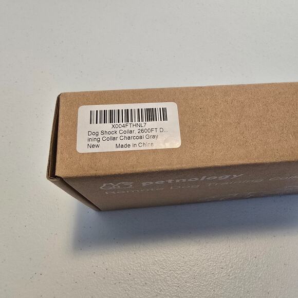 Petnology Remote Dog Training Collar 2600' Charcoal Model F943 NIB - Picture 3 of 9